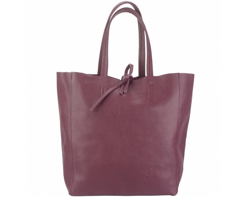 Burgundy Leather Tote Bag Made in Italy 50% off Sale Now  Gift With Purchase